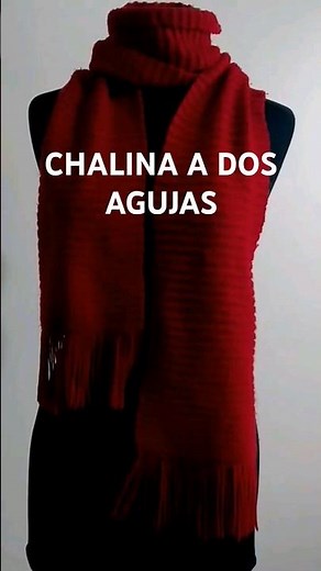 🧶CHALINA tejido a Dos Agujas paso a paso (Clase #7) #shorts #chalina #chal #tejido