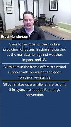 What are solar panels made of?