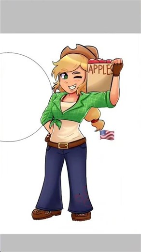 redesigning mlp as humans! watch my full video to see the process!! #mlp #humandesign #viral