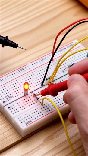 educational illustration of electric circuit