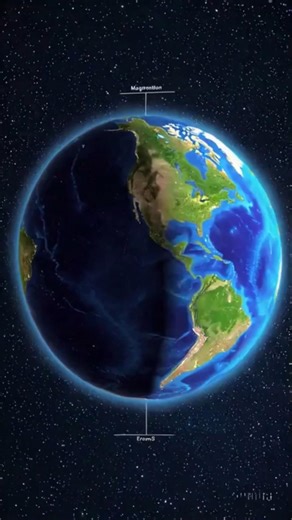 Earths axis slowly wobbles