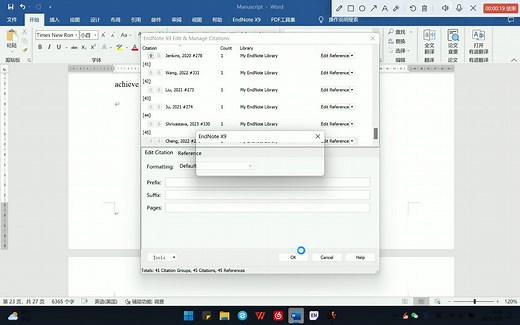 【自用】Endnote插入参考文献实现超链接跳转