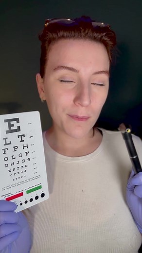 #asmr #asmrfyp #asmrsleep #classicasmr #asmreyeexam #asmrlighttriggers #asmrcranialnerveexam