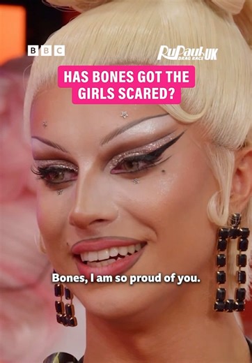 The walk was fierce though 🥵 @itsjustbones NEW #DragRaceUK tonight! #DragQueen It’s Rusical week! The pressure is on to impress RuPaul as the queens’ singing, dancing and acting skills are challenged in Peter Pansy - The Rusical.