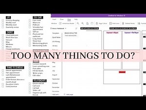 Too Many To-Do’s? Manage Task Overload Using OneNote