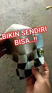 Making a motif on a motorbike body cover is actually very easy #belkote