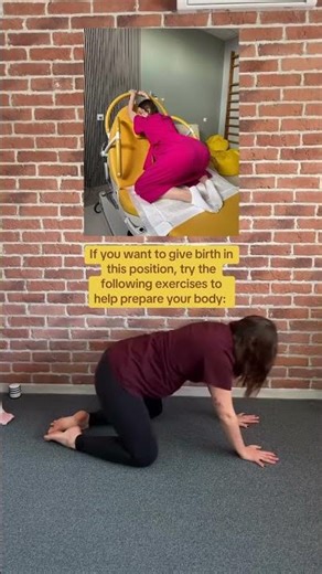Giving birth in an upright, forward-leaning position makes difference ❤️