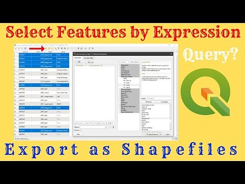 Attribute Query in QGIS | Select by Expression in QGIS | Expression Builder | Attributes Table