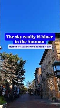 The skies are more blue in the fall. Here's the science behind it | NBC4 Washington