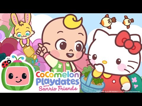Giant Flowers! ☀️ Spring is Here Song! | Nursery Rhymes & Kids Songs | CoComelon Playdates