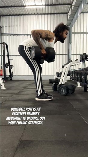 Db row 30+30*6Reps #trainwithme #motivation #fitnesscenter #trainwithjac #sports #fitnessgym #shots