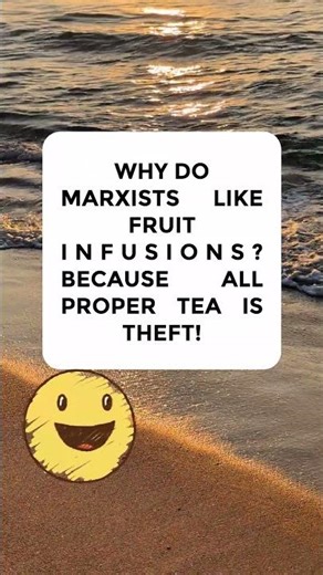 Marxist Tea Party ☕️☭ #funny #dadjoke #jokes #memes