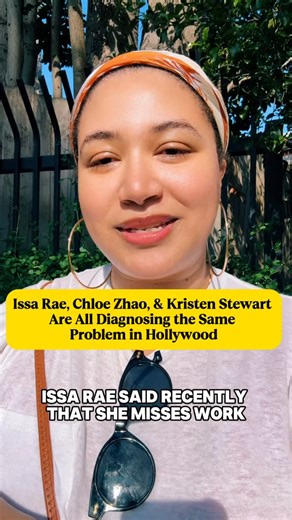 Azriél Patricia on Instagram: "Hollywood keeps asking the wrong question. “How do we get people to watch more?” But the question should be: “How do we get people to feel more? Because we’re watching plenty. We’re watching constantly. We’re watching while we eat, while we work, while we fall asleep. We’re just not experiencing it like we used to. Issa, Chloe, and Kristen are all pointing at this in different ways. The volume isn’t the problem, the emptiness is. And you can’t solve emptiness with