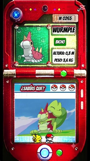 Wurmple: the little worm with an evolution no one can predict 😱🐛✨ #pokemonfans #pokemon