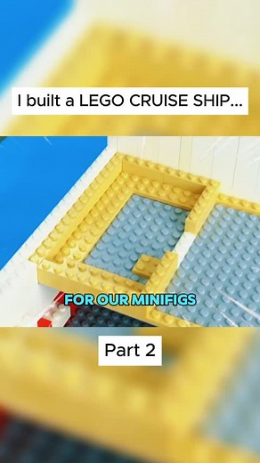 Building a LEGO Cruise Ship with Amazing Amenities