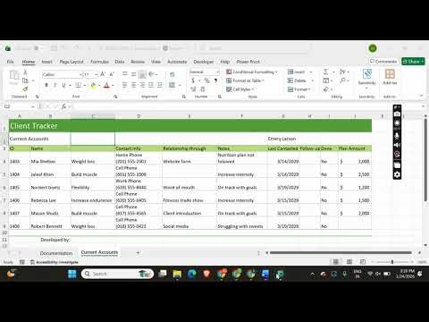 Shelly Cashman Excel 365 | Module 1: End of Module Project 1 Anywhere Fitness #shellycashman