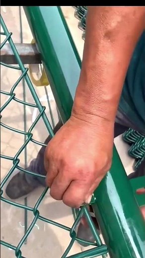Quick Mesh Wire Protection Net Setup with Handy Tools - Good tools and machinery make work easy