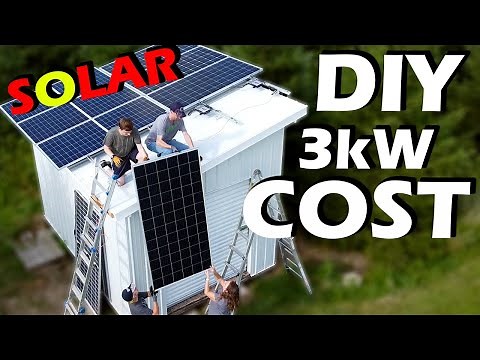 DIY - 3kW Solar Panel System Detail Cost