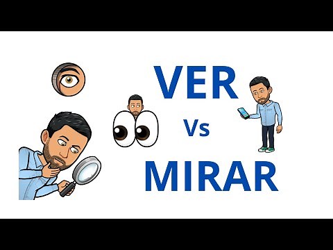 ✅VER vs MIRAR en Español✅ Diferencias. Spanish Verbs. Look, See, Watch 💯Aprender español💯