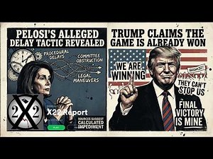 X22 Report update | Pelosi’s Alleged Delay Tactic Revealed, Trump Claims the Game Is Already Won