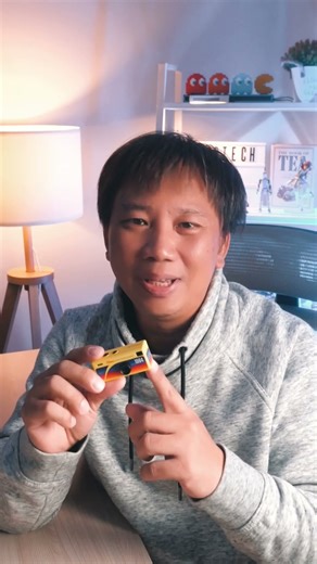 Tiny camera, priced at 3xx baht, with Thai language menu and audio recording capability. #camera ...