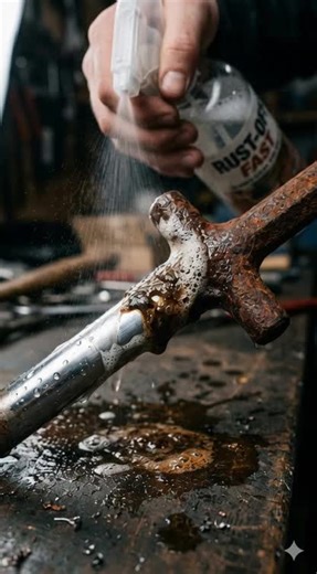 Instant Rust Removal Spray Demonstration