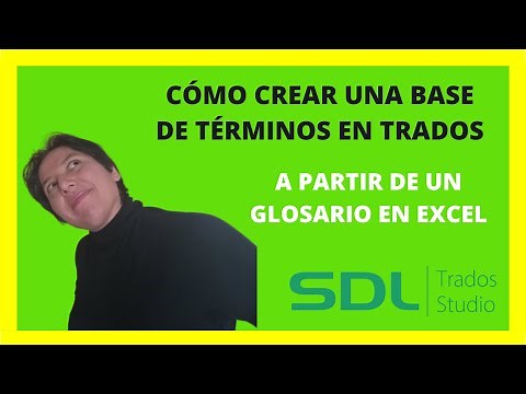 👨🏼‍💻CÓMO CREAR una BASE de TÉRMINOS a partir de un GLOSARIO EN EXCEL