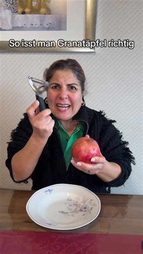Die richtige Methode, um Granatäpfel zu essen