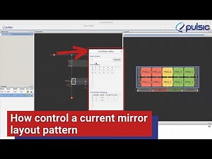 How to control a current mirror layout pattern
