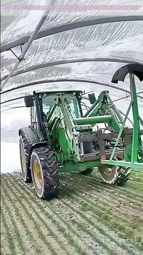Shaking Off Winter: How a Tractor's Nod Protects a Greenhouse