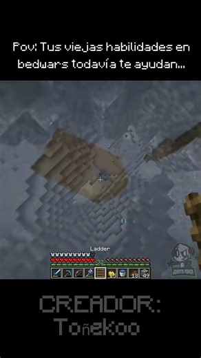 Cuando Dejas Bedwars Pero... (Parodia En Español) Toñekoo EN ESPAÑOL #shorts #humor #minecraft