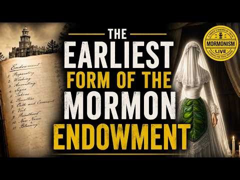 Mormon Endowment's Earliest Historical Form !
