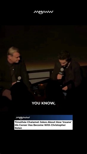 Timothée Chalamet kept things playful during an Interstellar Q&A, casually acknowledging the whirlwind of his career while sharing the stage with Christopher Nolan. #TimothéeChalamet #ChristopherNolan #Interstellar #FilmTalk #CinemaCulture #PopCulture #FilmFans #fyp | MEAWW Entertainment