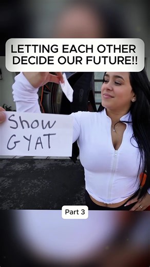 Letting each other decide our future!! #couple #challenge #isaac_andrea #funny