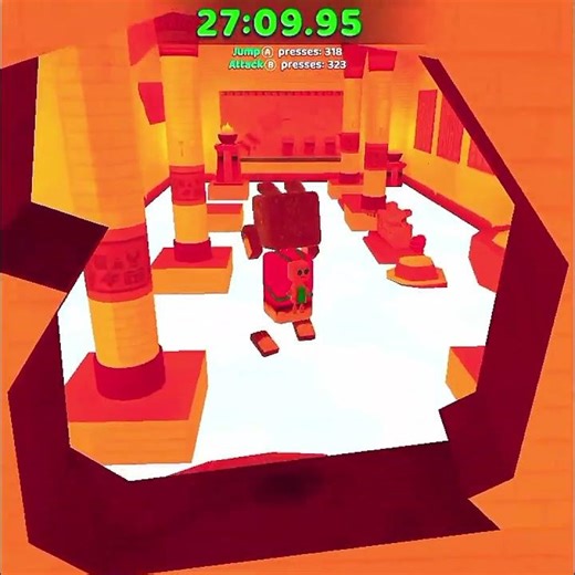 Super Bear Adventure 😱 The New Update Christmas Astral Temple Part 1 #superbearadventure #shorts