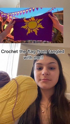 Tangled Flag Crochet Tutorial | Disney Inspired Patterns