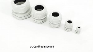 JAR Manufacturer PG Plastic Cable Entry V0 Earth Net Wire Protection IP68 Split Sealing Nylon Cable Gland PG9