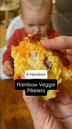 Rainbow Veggie Pikelets (6+ Months) 🌈🥞