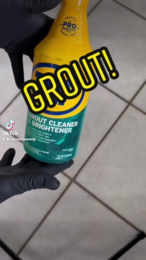 Transforming Grout with Zep Grout Cleaner - Before and After