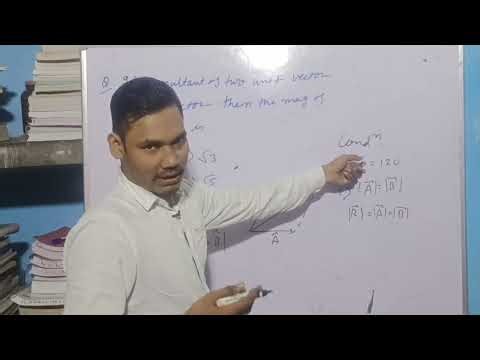 Vector || addition of unit vector gives unit vector