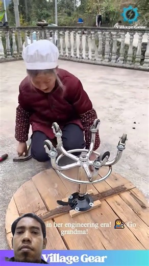 This Grandma's DIY Rolling Table is PEAK Work Smarter Energy! My IKEA Table is Jealous!#woodworking