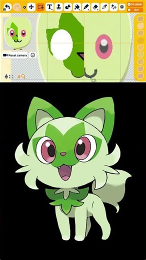 How to make Sprigatito from Pokemon #sprigatito #pokemon