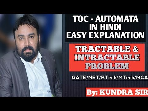 TRACTABLE AND INTRACTABLE PROBLEM