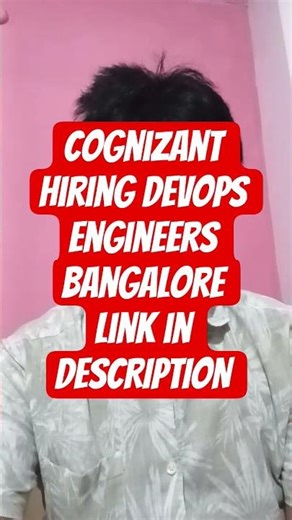 Cognizant Hiring DevOps Engineers | AWS, Azure, Terraform, Kubernetes – Bangalore
