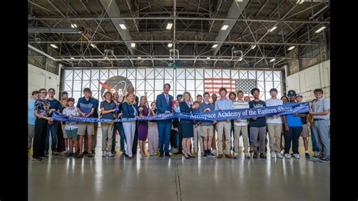 New aerospace academy at NASA Wallops brings innovative lab school to Eastern Shore