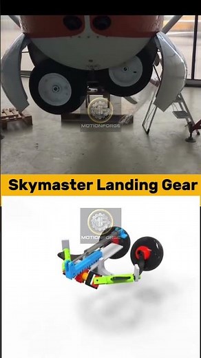 Skymaster Landing Gear –Mechanical Design#AerospaceEngineering #LandingGear #Aircraft #innovative