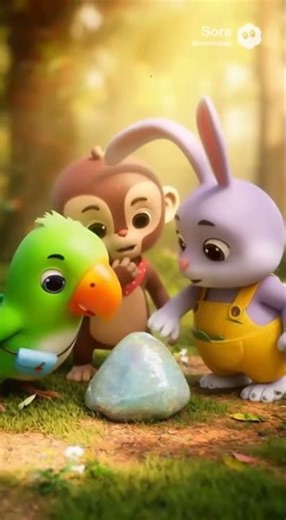 Magic Mango Mystery | Kids Jungle Adventure Story | 3D Fun Video #ai #mango #forest #animal