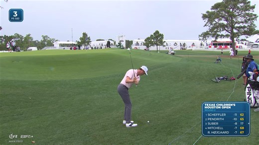 Harris English's short-sided pitch yields birdie at Houston Open