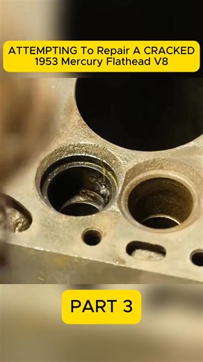 ATTEMPTING To Repair A CRACKED 1953 Mercury Flathead V8 | Enginebuildcar1