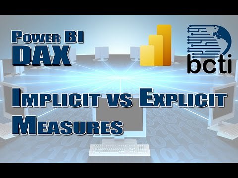 DAX - Implicit vs Explicit Measures